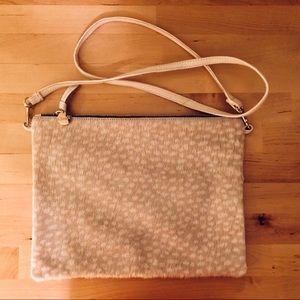 Clare V Sac Bretelle - white and calf hair.